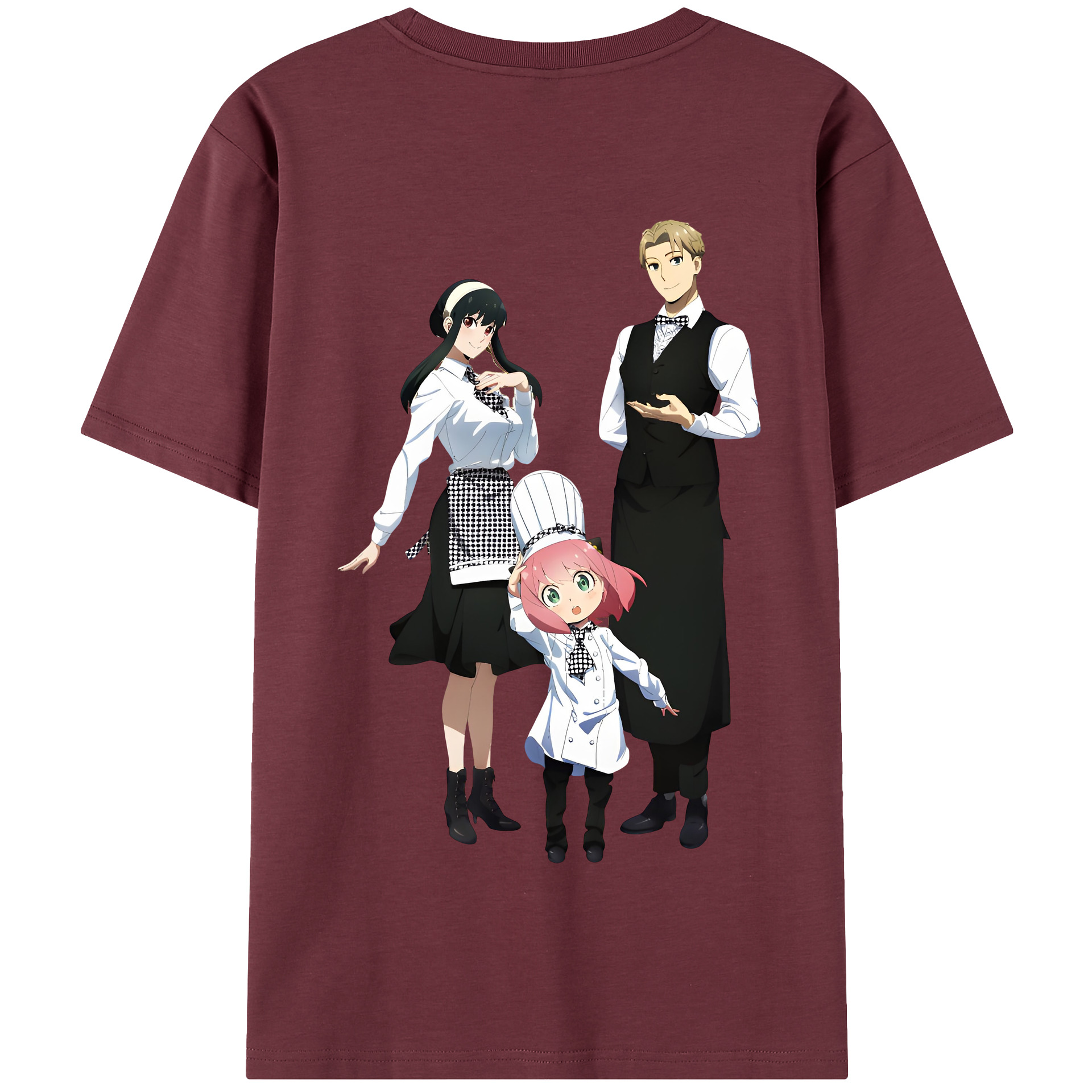（画像用） SPY×FAMILY间谍家家酒 綿100％半袖Tシャツ（背面プリント）